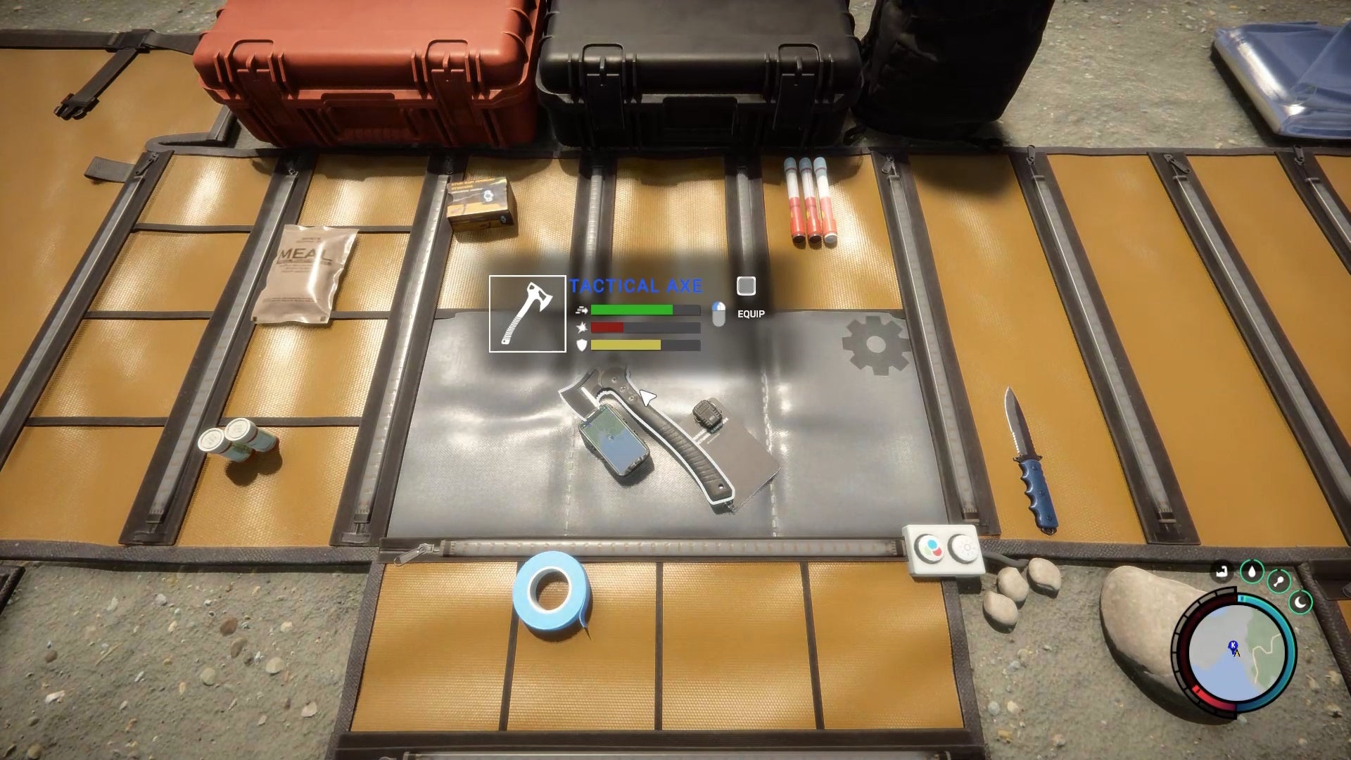 Sons of the Forest axe locations, where to find Modern Axe and Firefighter Axe